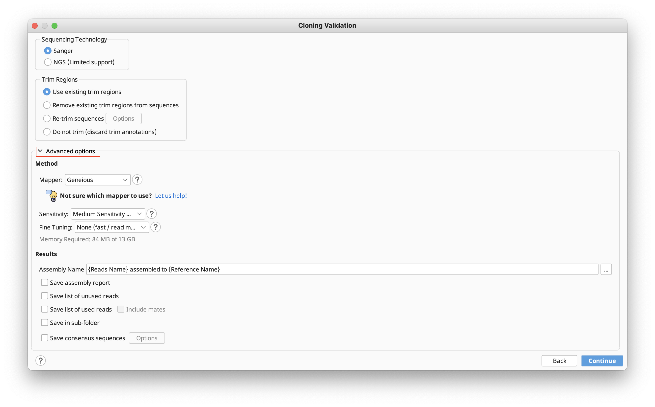 cloning validation mapping options.png