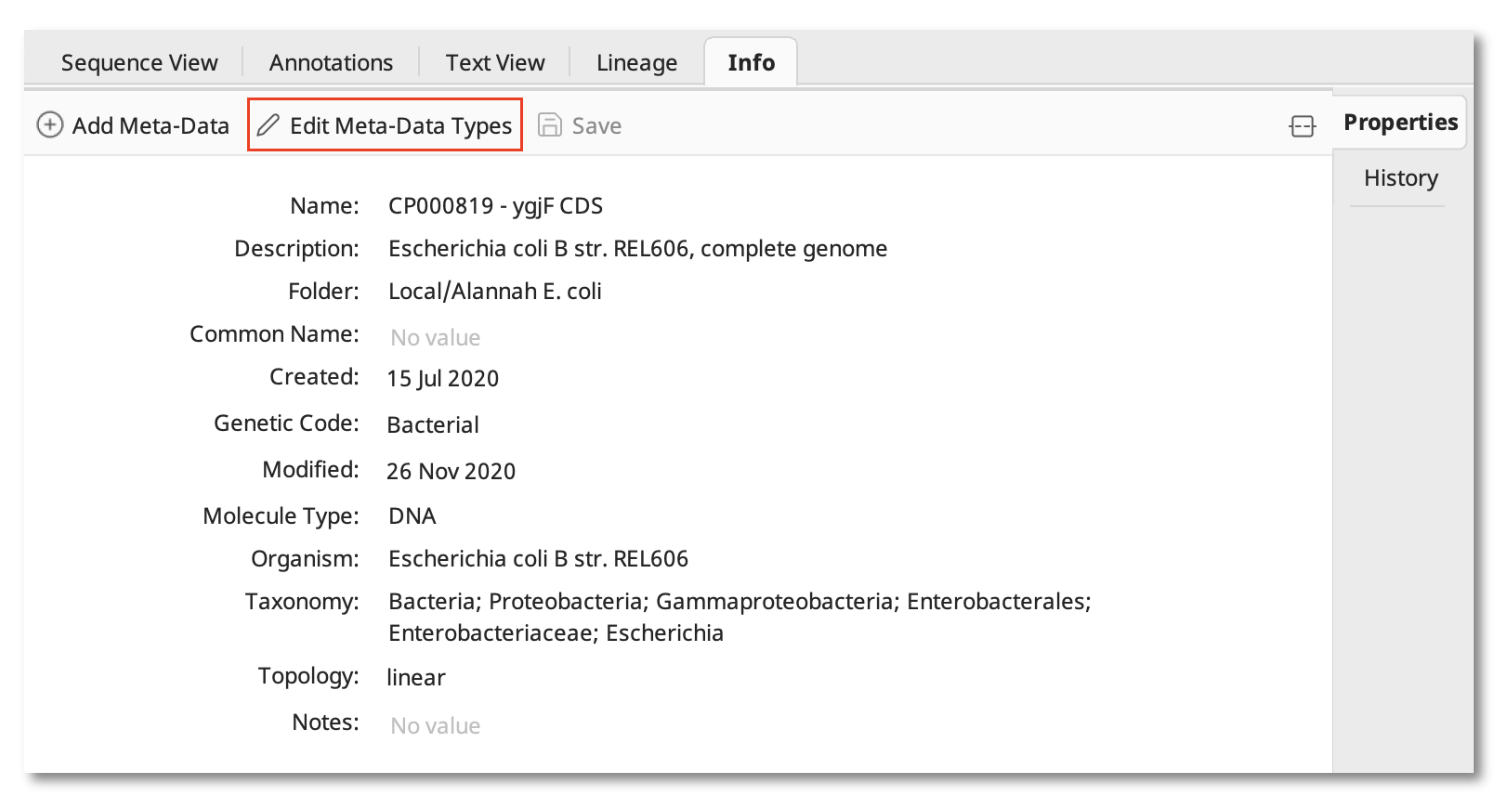 Creating Metadata